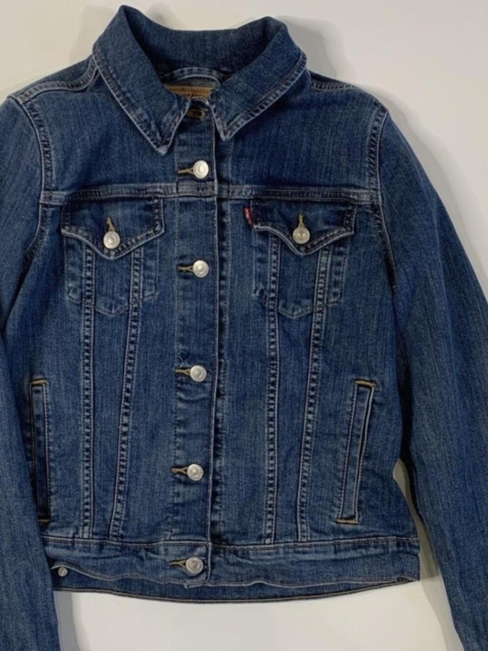 Levi's Dark Blue Denim Trucker Jacket